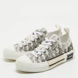 Dior Two Tone Oblique Mesh B23 Sneakers Size 37
