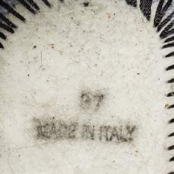 Pre Owned Dior Black Leather Flower Fusion Low Top Sneakers Size 37