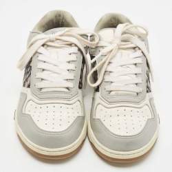 Pre Owned Dior Multicolor Leather and Fabric B27 Low Top Sneakers Size 38