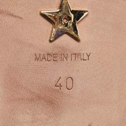 Pre Owned Dior Black Patent Leather J'Adior Slingback Flats Size 40