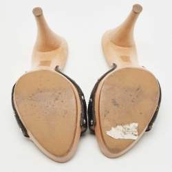 Dior Black Leather Luck Clogs Size 39.5
