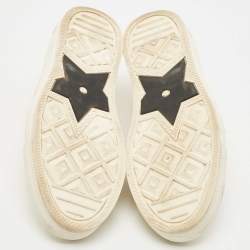 Dior White Canvas Walk'n'Dior Low Top Sneakers Size 37