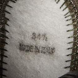 Pre Owned Dior Grey Embellished Mesh Fusion Sneakers Size 34.5