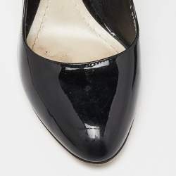 Pre Owned Dior Black Patent Leather Pumps Size 41.5