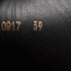 Pre Owned Dior Black Leather Wildior Ankle Boots Size 39