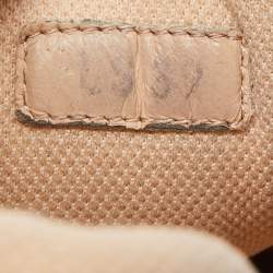Dior Beige Leather and Mesh D-Connect Sneakers Size 39