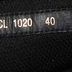 Dior Black Fabric D-Wander Sandals Size 40