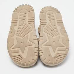 Dior Beige Leather Dior Act Flat Sandals Size 39