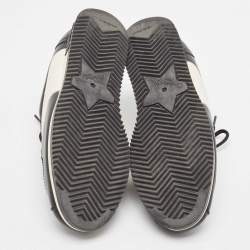 Dior Black/White Leather Diorun Sneakers Size 38