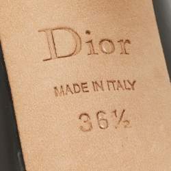 Dior Multicolor Leather Peep Toe Pumps Size 36.5