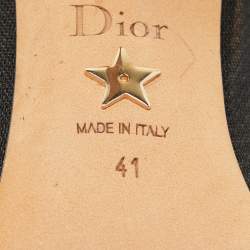 Dior Black Mesh And Suede Surreal D Eye Detail Pointed Toe Pumps Size 41