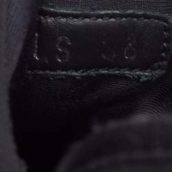 Pre Owned Dior Black PVC and Fabric D-Connect Sneakers Size 36