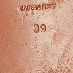 مملوكة مسبقًا Dior Black Leather Diorevolution Flat Slides Size 39  