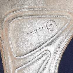 Pre Owned Dior Navy Blue Mesh  Fusion Low Top Sneakers Size 39.5