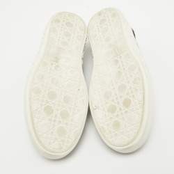 Pre Owned Dior Black Leather Low Top Sneakers Size 37.5