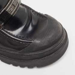 Dior Black Leather Slip On Loafers Size 36