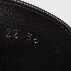 Dior Black Leather Slip On Loafers Size 36