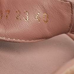 Dior Pink Leather D-Wave Sandals Size 40