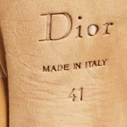 Pre Owned Dior Mustard Patent Leather Miss Dior Pumps Size 41