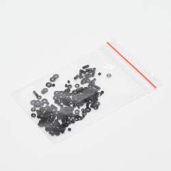 Pre Owned Dior Black/Pink Nylon Fusion Embellished Sneakers Size 36.5