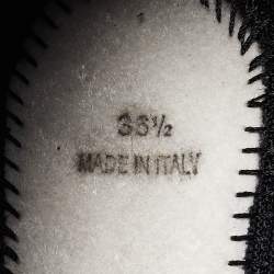 Pre Owned Dior Black/Pink Nylon Fusion Embellished Sneakers Size 36.5