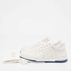 Pre Owned Dior White Leather  b27 Low Top Sneakers Size 37.5