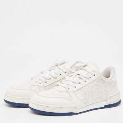 Pre Owned Dior White Leather  b27 Low Top Sneakers Size 37.5