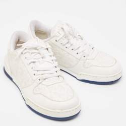 Pre Owned Dior White Leather  b27 Low Top Sneakers Size 37.5