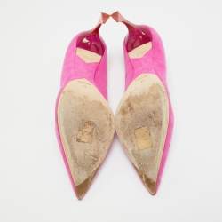 Pre Owned Dior Pink Suede Dioressence Pumps Size 41