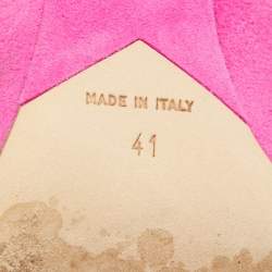 Pre Owned Dior Pink Suede Dioressence Pumps Size 41
