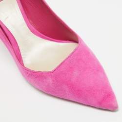 Pre Owned Dior Pink Suede Dioressence Pumps Size 41