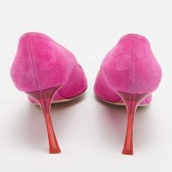 Pre Owned Dior Pink Suede Dioressence Pumps Size 41