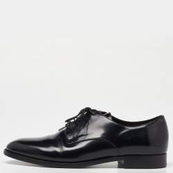 Dior Black Leather Lace Up Derby Size 37.5