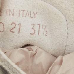 Pre Owned Dior Grey PVC and Mesh B23 High Top Sneakers Size 37.5