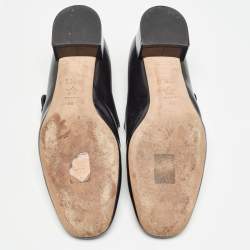 Dior Black Leather Mary Jane Ballet Flats Size 38