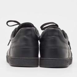 Dior Black Leather Low Top Sneakers Size 37.5