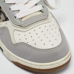 Christian Dior Leather and Canvas B27 High Top Sneakers Size 38