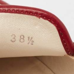 Dior Tricolor Leather and Oblique Canvas Loafers Size 38.5