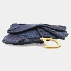Canvas Embroidered Camouflage Saddle Belt Bag
