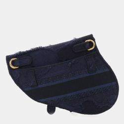 Canvas Embroidered Camouflage Saddle Belt Bag