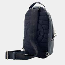 Pre Owned Dior Shawn Stussy Grained Calfskin Year of the Ox Sling Bag