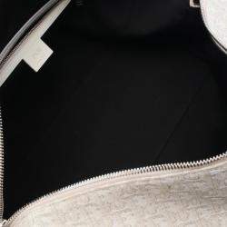 Pre Owned Dior Beige Oblique Canvas Lingot 50 Travel Bag