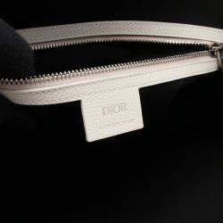 Pre Owned Dior Beige Oblique Canvas Lingot 50 Travel Bag