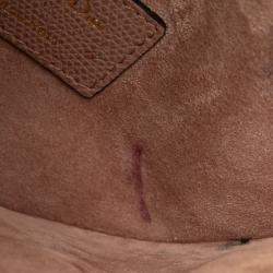 Pre Owned Dior Brown Leather Saddle Belt Bag