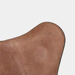 Pre Owned Dior Brown Leather Saddle Belt Bag