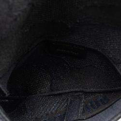 Pre Owned Dior Blue Canvas Camouflage Saddle Belt Bag