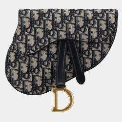 Pre Owned Oblique Canvas Saddle Belt Bag