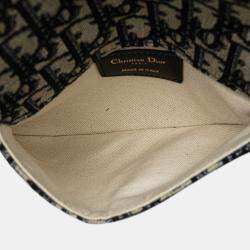 Pre Owned Oblique Canvas Saddle Belt Bag