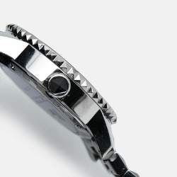 Dior Black Ceramic Stainless Steel Diamonds Christal CD11311B  WOmen's Wristwatch 33 mm