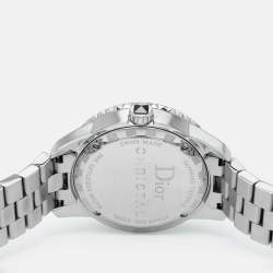 Dior Black Ceramic Stainless Steel Diamonds Christal CD11311B  WOmen's Wristwatch 33 mm